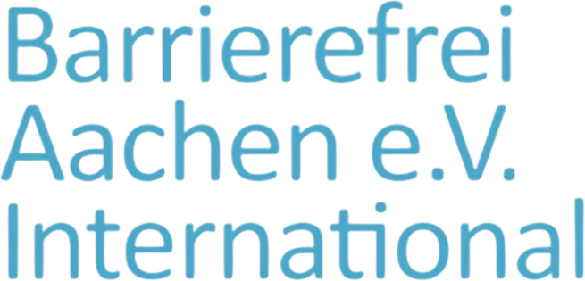 Logo Barrierefrei Aachen e.V. International